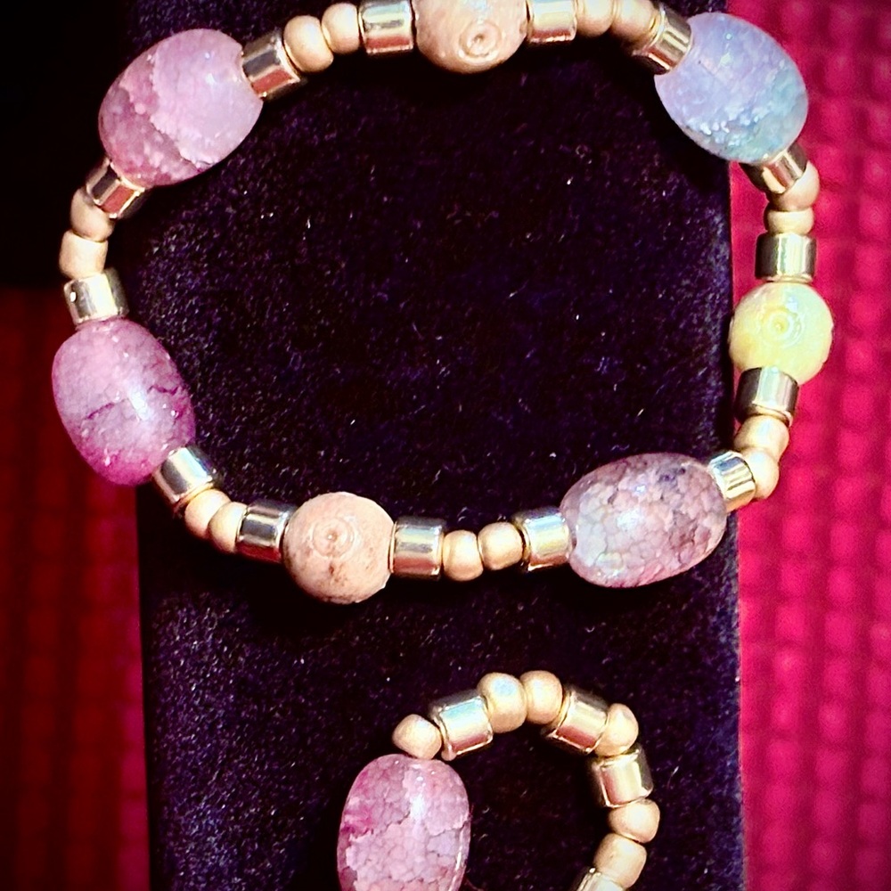 Colorful Beaded Bracelet Set